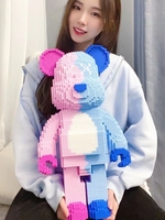 Bearbrick – blocs de construction multi-modèles, jouet éducatif pour la décoration de la maison, 50CM
