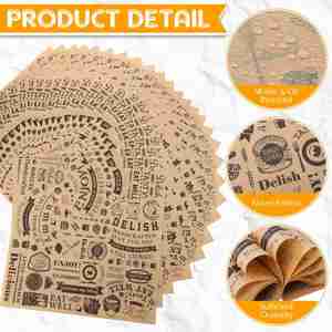 High Quality Custom <b>Wrapping</b> Packaging Fashion and Environmental Protection Luxury Sandwich <b>Paper</b> - Product Image 6