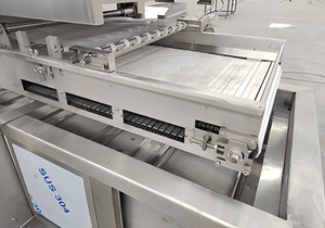 Nieuwe Staat Groentelijn Bloem Friteuse Voor Weegbree Goed Product Volautomatische Ce Gecertificeerde Snack Voedselverwerkende Machine - Product Image 4