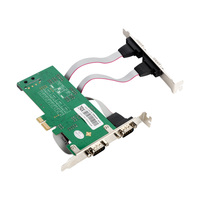 Tarjeta Serial RS232 de 4 Puertos PCIe X1, Chipset WCH384 con Salida de Alimentación de 5V/12V para Sistema POS y Control Industrial