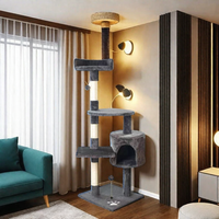 Meubles pour chats en sisal, tour en bois, arbre à chat en carton, maison et jouet pour animaux de compagnie