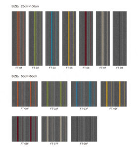 Dalles de moquette faciles à installer et à nettoyer pour la décoration intérieure des bureaux, des salles de banquet, des hôtels, moquettes commerciales en PP - Product Image 6