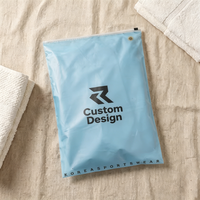 Sacs à fermeture éclair refermables sur mesure Zhihe, estampage à chaud, couleur personnalisée, recyclables, 100 % compostables pour vêtements, chaussures, chaussettes