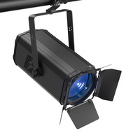 Projecteur LED COB Zoom 200W Haute Puissance avec Contrôle APP WiFi DMX RDM, Effet de Lavage Lisse pour Scène, Église, Événement