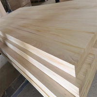 Prix d'usine d'exportation de panneau de paulownia en bois massif de haute qualité en Chine