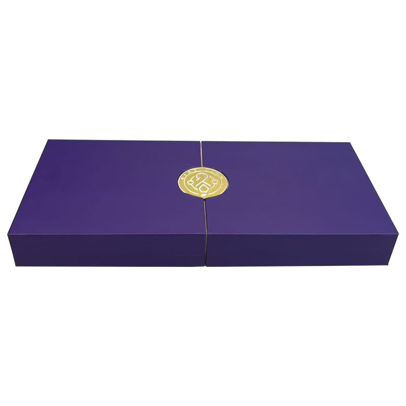 Custom Logo Design Packaging Box with Unique Creative Elements Eco-Friendly Double Lid Label Sealed Gift Box