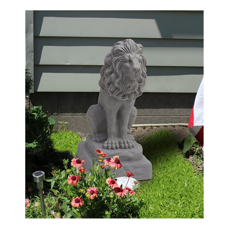 АБС-Пластик 1 метр большой бетонной статуи льва формы для сада