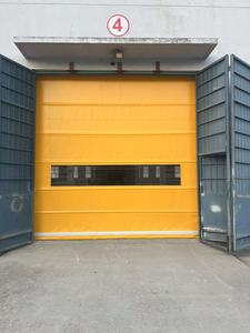 Porte de garage à enroulement rapide <span class=keywords><strong>RENPU</strong></span>, modèle 015, en PVC et alliage d'aluminium, antivol, pour entrepôt frigorifique, design moderne, électrique, vente en gros, Qingdao - Product Image 2