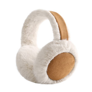 冬の屋外暖かいイヤーマフポータブル冷たい保護ソフトぬいぐるみふわふわサイクリングとスキー耳マフ - Product Image 4