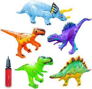 户外或室内儿童卡通动物充气恐龙玩具套装 - Product Image 1