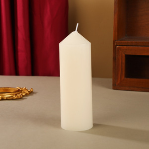 Wholesale European-style Pointed Ivory White Large Cylindrical Smokeless <strong>Candles</strong> Home Romantic <strong>Weddings</strong> Hotels <strong>Candles</strong> - Product Image 6