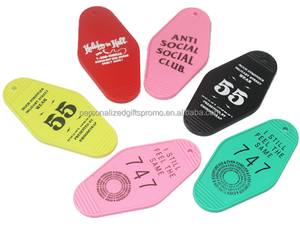 แหวนพวงกุญแจประตู ติดง่ายพร้อมกุญแจของคุณบนกระเป๋าถือแบบห่วงเข็มขัด แท็กกุญแจพลาสติก - Product Image 6