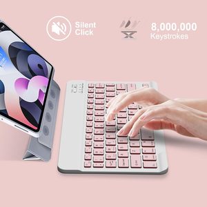Wholesale Ultra-slim Scissor-Switch Wireless Office <b>Keyboard</b> Rechargeable Portable <b>Keyboard</b> Teclado Tastatur Clavier Tastiera - Product Image 3