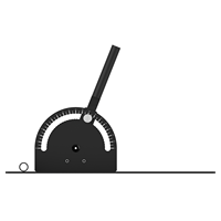 Support de bâton d'alignement pour entraînement de swing de golf, plaque d'angle réglable, aide à l'entraînement du plan de swing pour le putting et la cible de précision au golf