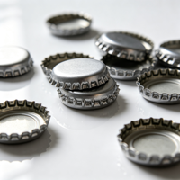 Capuchon de boîte de conserve en fer blanc écologique de 26 mm à ouverture facile avec revêtement PE de qualité alimentaire léger pour boissons gazeuses, bières, bouteilles et bocaux, logo OEM