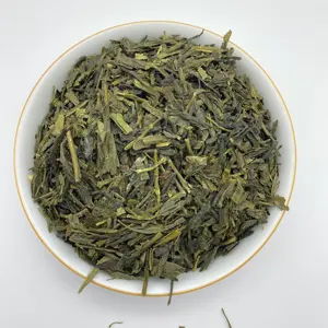 Factory Price High Quality Bulk Wholesale Tea Manufacturers Best Loose Leaves Sencha Organic Green Tea for Fruit Blending