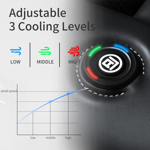Anjuny 10 ventole 3 temperatura regolabile 12V 24V 15s raffreddare cuscino di ventilazione per auto veloce raffreddamento coprisedile per auto - Product Image 6