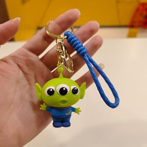 Llavero de PVC 3D de dibujos animados y anime, colgante de plástico para llaves de coche, colgante para bolso y colgante de muñeca, venta al por mayor - Product Image 4