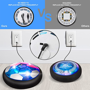 2 en 1 Hover Soccer Ball <span class=keywords><strong>Hockey</strong></span> Toys USB Recargable <span class=keywords><strong>Hockey</strong></span> Flotante <span class=keywords><strong>Air</strong></span> Soccer con luz Led juego de juguete - Product Image 6