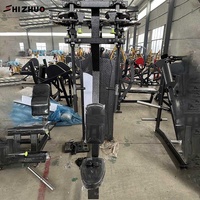 Machine de musculation professionnelle Shizhuo Pec Fly et Deltéens arrière avec pile de poids, bras surdimensionnés, construction en acier robuste