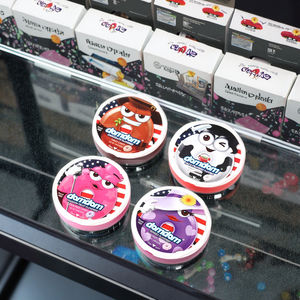 Comprimé <span class=keywords><strong>Domdom</strong></span> aromatisé aux fruits de la passion bonbons dans une boîte ronde en PP menthes sans sucre - Product Image 5