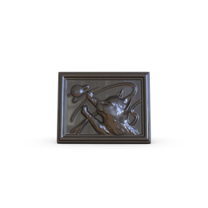 OEM Artesanía al por mayor Productos funerarios Cuadrado Gatito Jugando Bola Escena Marco DE FOTOS Cerámica Gato Mascota Memorial Cremación Ceniza Urna - Product Image 2