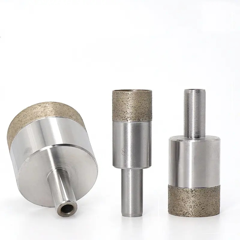 Trung Quốc Nhà Máy Thủy Tinh Khoan Kim Cương Lỗ Saw Core Bit Thiêu Kết Kim Cương Khoan Bit Cho Thủy Tinh Máy CNC