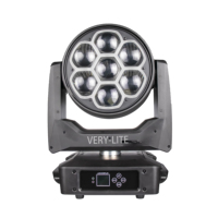 Mac Aura XIP 7Pcs 80W 7*60W Magic Bee Eye Light 7X80W LED Moving Head Wash Effect Light RGBW pour Scènes Mariages Clubs Événements