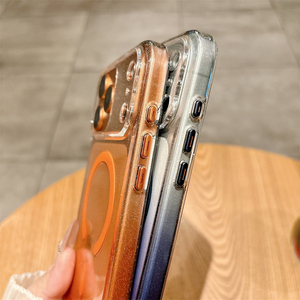 Funda Protectora Magnética Transparente con Brillantina para iPhone 18 Pro Max, Carcasa Rígida de PC para iPhone 17 Air 16 15 14 - Product Image 4