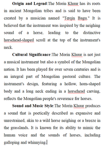 Morin Khuur con Diapasón Cóncavo de Ébano y Estuche, Instrumento Musical Clásico Chino YH020-4 - Product Image 2