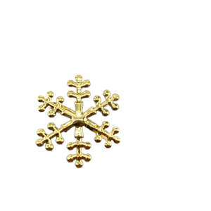 Anillos y Porta Servilletas Metálicos Ecológicos al por Mayor con Diseño de Copo de Nieve para Bodas, Cenas Festivas, Año Nuevo y Decoración de Pascua - Product Image 1