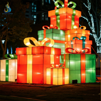 Lanterne de Noël personnalisée imperméable pour l'extérieur, idéale pour la décoration des parcs et des rues – Meilleure vente