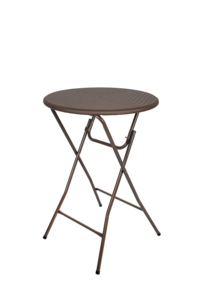 Hitree bán buôn 32 inch cao Chiều cao Cocktail Vòng gấp HDPE nhựa bảng tổ chức sự kiện trắng cho các bên ngoài trời - Product Image 6