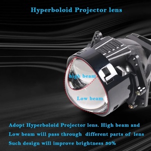 Sanvi 55W 5500K Lente de Proyector Bi-LED sin Pérdidas para Faros Delanteros de Coche, Accesorios de Iluminación Automotriz, Bombillas para Coche - Product Image 3