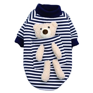 새로운 디자인 겨울 따뜻한 애완 동물 옷 부드러운 모피 코트 큰 귀 토끼 모피 코트 - Product Image 5