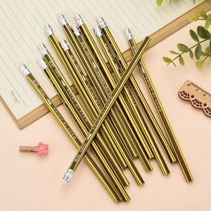 Crayon en bois personnalisé avec logo, film rétractable, impression par transfert thermique, crayon taille HB - Product Image 2
