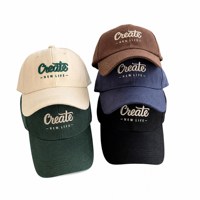 Casquette de baseball à 6 panneaux avec logo brodé 3D personnalisé, en coton premium respirant et léger, unisexe, pour le sport et la rue, pour hommes et femmes
