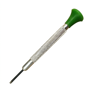 Outil de gravure de bijoux SUNTOOLS/STIPL, forme irrégulière, poignée verte en PP pour un travail de précision dans la fabrication de bijoux - Product Image 1