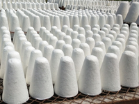 Cône en fibre céramique thermoformé pour le trou de prélèvement, pièces réfractaires pour l'isolation thermique de la zone de prélèvement des fours