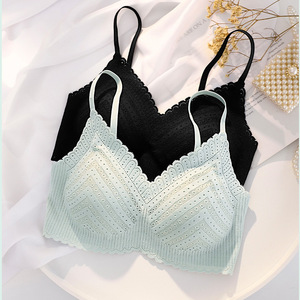 Reggiseno personalizzato senza cuciture di alta qualità dimensioni Push up modello Sexy senza spalline senza spalline reggiseno in pizzo per donna - Product Image 2