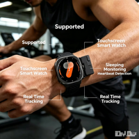 Nuevo Reloj Inteligente Z19 2 en 1 con Auriculares, Pantalla HD, Cuerpo de Metal, Llamadas BT, Auriculares TWS, Monitor de Actividad Física Deportiva