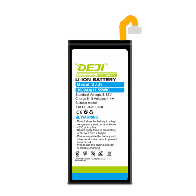 DEJI EB-BJ800ABE Cellphone Battery for Samsung Galaxy A6 A6PLUS J6 J600 J800 J805 A600 A605 Digital Battery 3000mAh