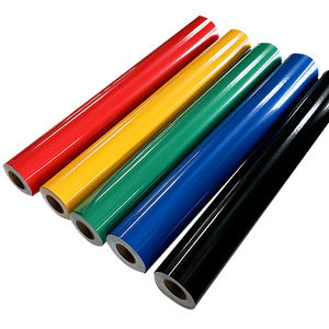 Vinilo de corte de Color de PVC brillante autoadhesivo directo de fábrica, calcomanías artesanales adhesivas permanentes, gráfico de ventana para letreros comerciales - Product Image 1