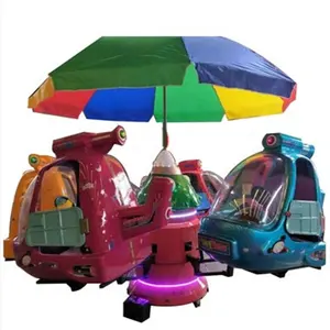 2022new Small 6seats Carousel Lights Music Merry Go Round Amusement Park Kids Picture 500w Dinosaur Ride 6 Kids 1 Sets 100-500kg