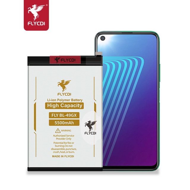 FLYCDI High Capacity 5500mAh Rechargeable Lithium-ion Cell Phone Battery for Infinix Note 7 12-Month Warranty Factory Wholesale