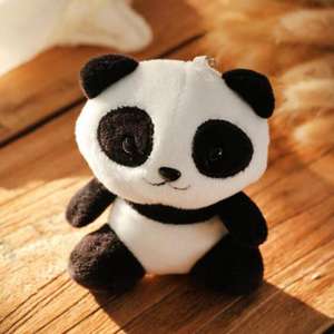 Lindo animal Panda Muñeco de peluche Bolsa Llavero Colgante Panda de peluche llavero Tots - Product Image 6