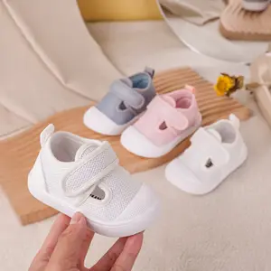 Children's Casual Shoes 2024 New Online Red Children's Sports Breathable Soft Soles Boys' Casual Board Shoes Baby Shoes