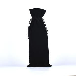 Hot Sale Velvet Red Wine Bag Factory Sales for April Fool's Day Graduation <strong>Christmas</strong> <strong>Decorations</strong> Blind Tasting Drawstring Pocket - Product Image 5