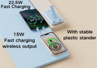 Tendance Nouveau PD 22.5W Charge Rapide 10000mAh Power Bank Portable Super Slim Sans Fil Magnétique Power Bank pour iphone