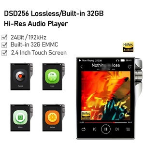 Lecteur MP3 portable HiFi avec écran tactile de 2,4 pouces, prend en charge DSD256 WAV APE 24 bits 192 kHz, audio haute résolution - Product Image 5
